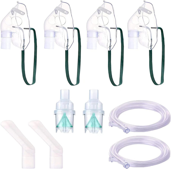 2 Piece Nebulizer Replacement Kit for Adult White